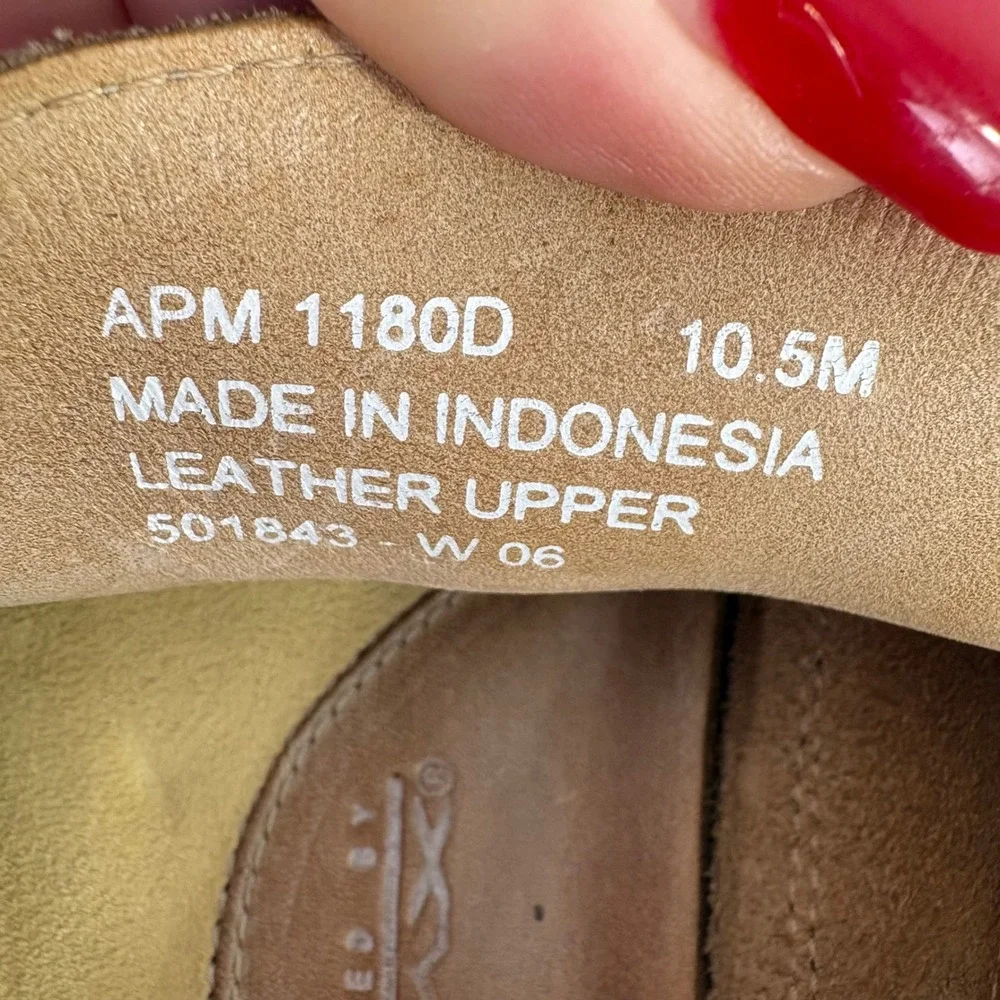 Rockport Mens Classic Horsebit Tan Leather Slip On Loafer‎ Shoes APM 1180D 10.5